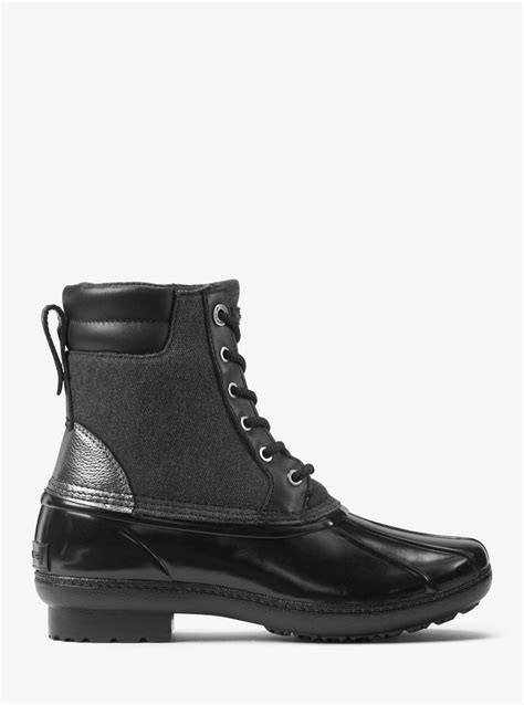 michael kors duck boots|michael kors collection boots.